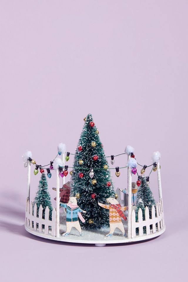 George & Viv Ice Rink Christmas Village | Anthropologie