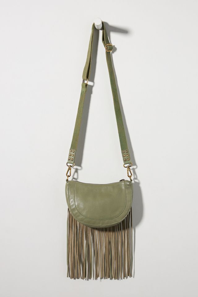 Studded Fringe Suede Crossbody Bag #2