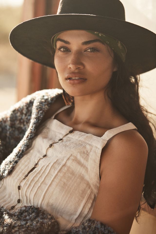 Western-Trimmed Boater #5
