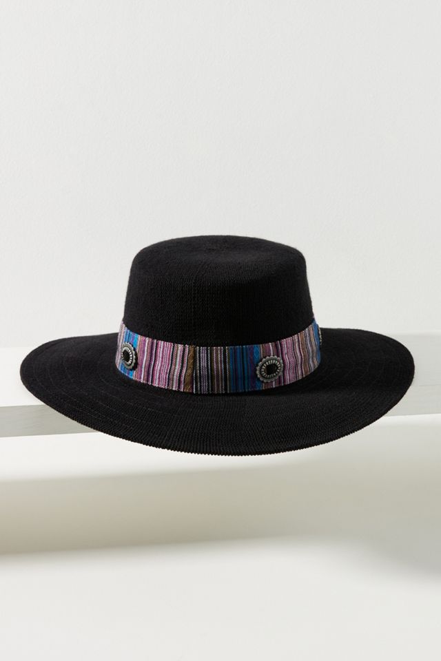 Western-Trimmed Boater #2