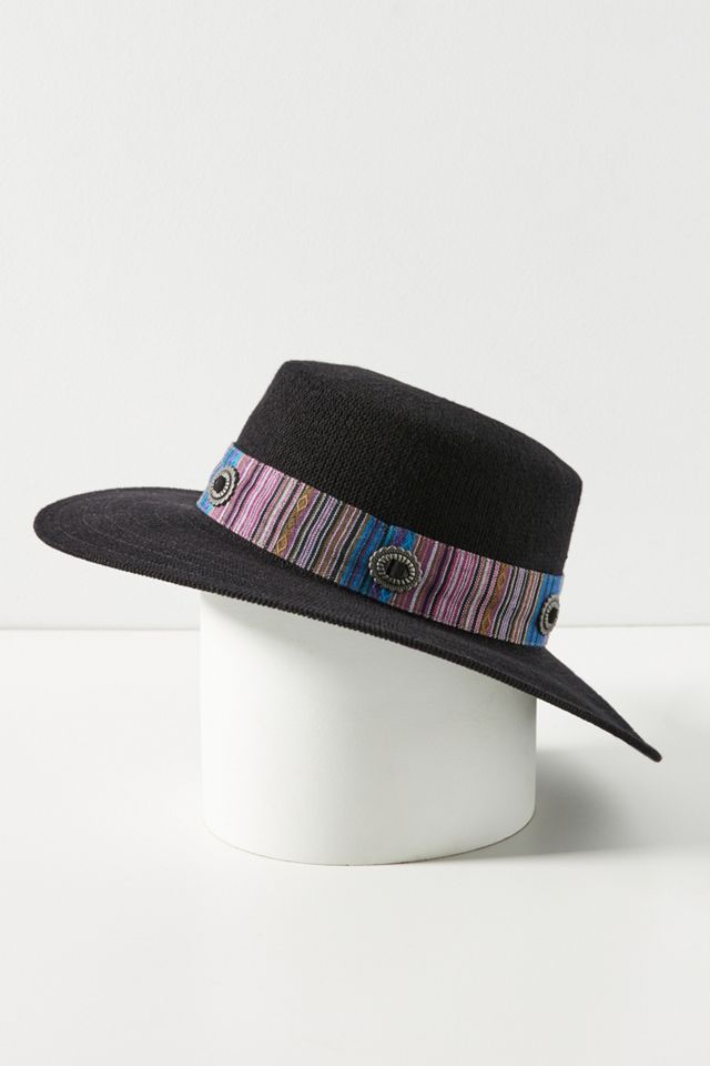 Western-Trimmed Boater #3