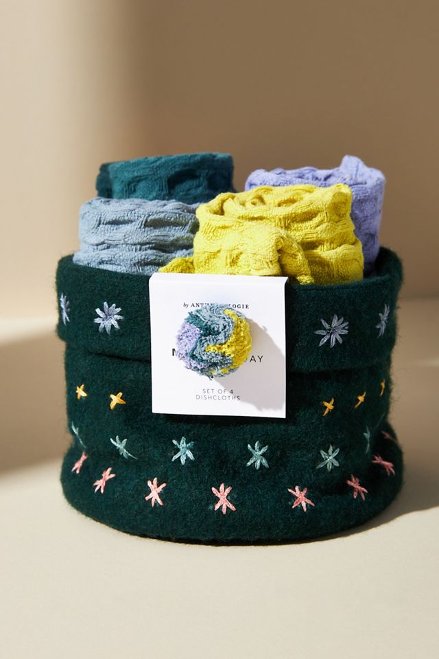 Mari Felted Dishcloths, Set of 4 #2