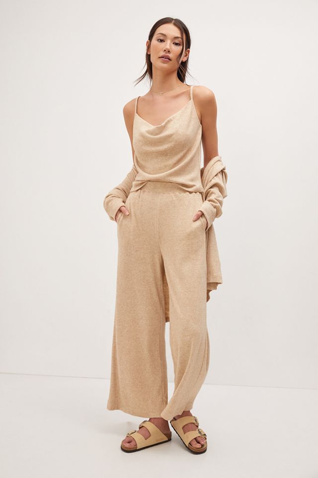Daily Practice by Anthropologie Draped Three-Piece Lounge Set #1
