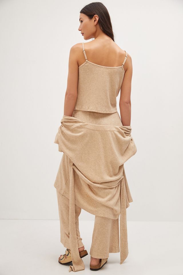Daily Practice by Anthropologie Draped Three-Piece Lounge Set #4
