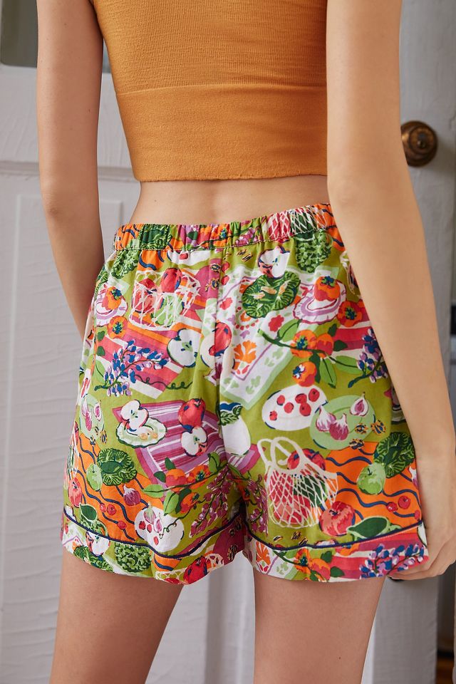 Anthropologie Printfresh Fall Fruits Pajama Shorts store