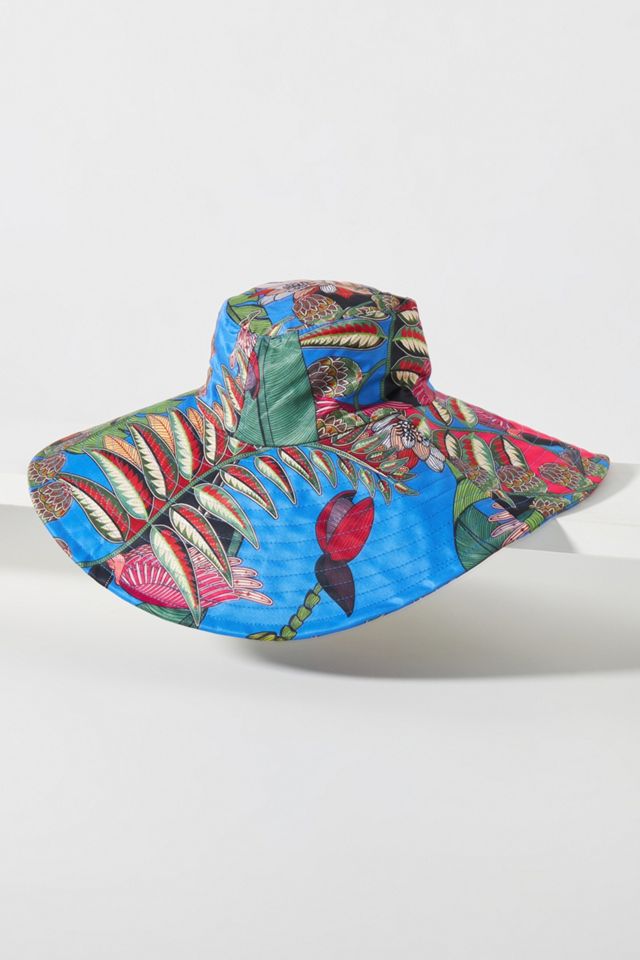 Farm Rio Tropical Bucket Hat | Anthropologie display picture 1