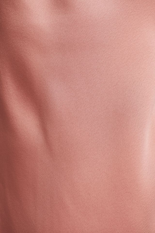 BHLDN Ruby Twist Halter Satin Gown #3