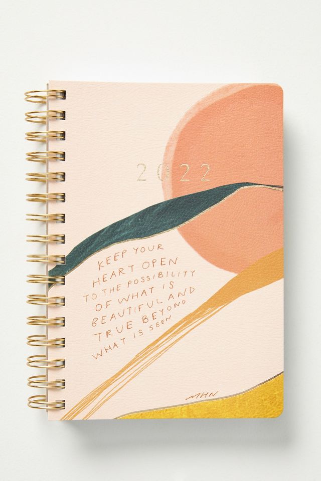 Harper Nichols Keep Your Heart Open 20212022 Spiral Planner Anthropologie