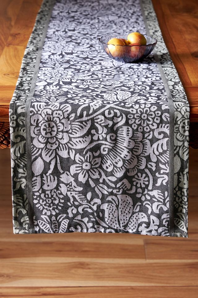 Nifty Jacquard Table Runner AnthroLiving