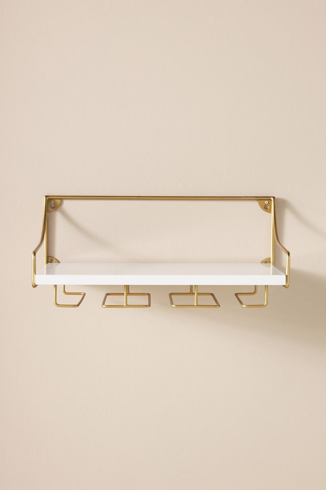 Mayfair Wall-Mounted Wine Glass Shelf #1