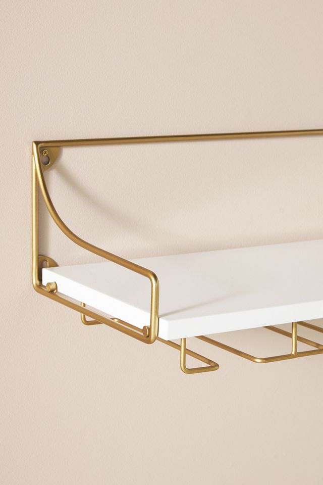 Mayfair Wall-Mounted Wine Glass Shelf #2