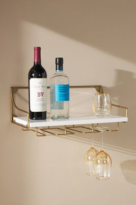 Mayfair Wall-Mounted Wine Glass Shelf