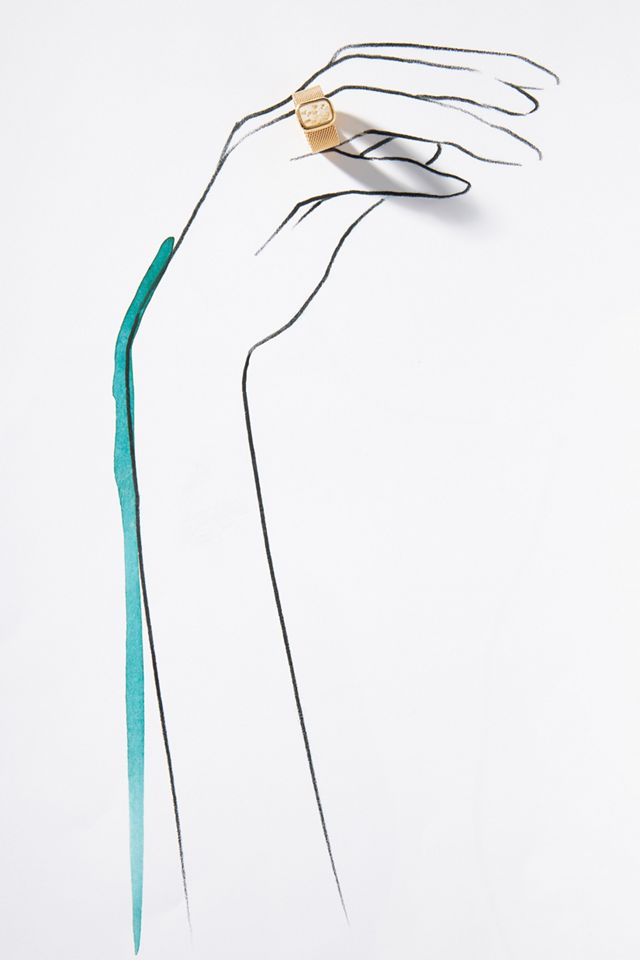 Gas Bijoux Mesh Ring #2