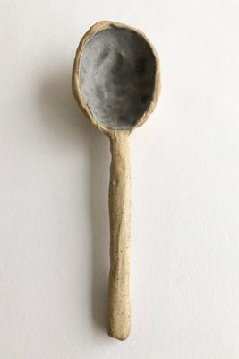 Gina DeSantis Ceramics Luna Large Spoon in Shale
