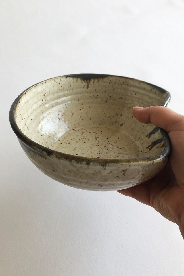Gina DeSantis Ceramics Luna Bowl with Handle #2