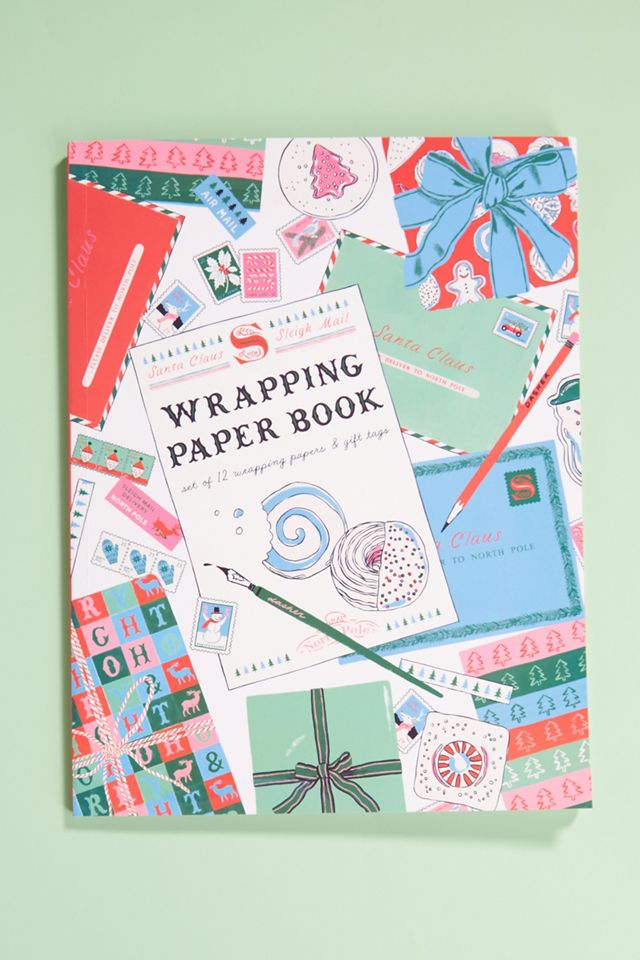 Anthropologie Wandering Woods Wrapping Paper Book