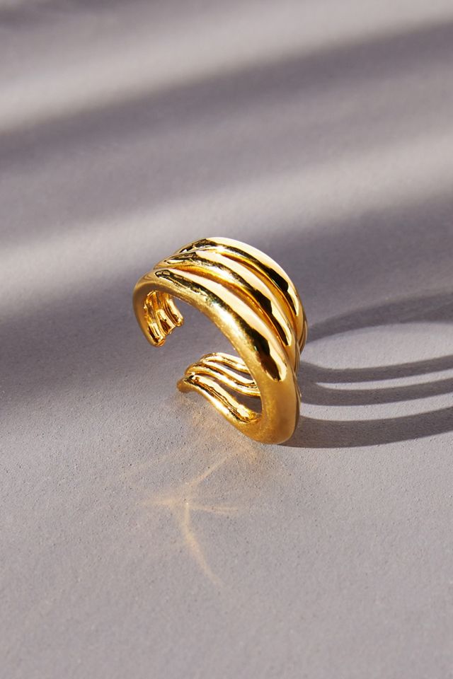 Lady Grey 14k Gold Ear Cuff #1