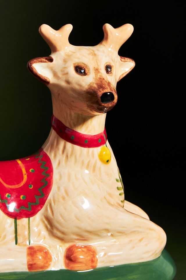 Nathalie Lete Reindeer Cookie Jar #3