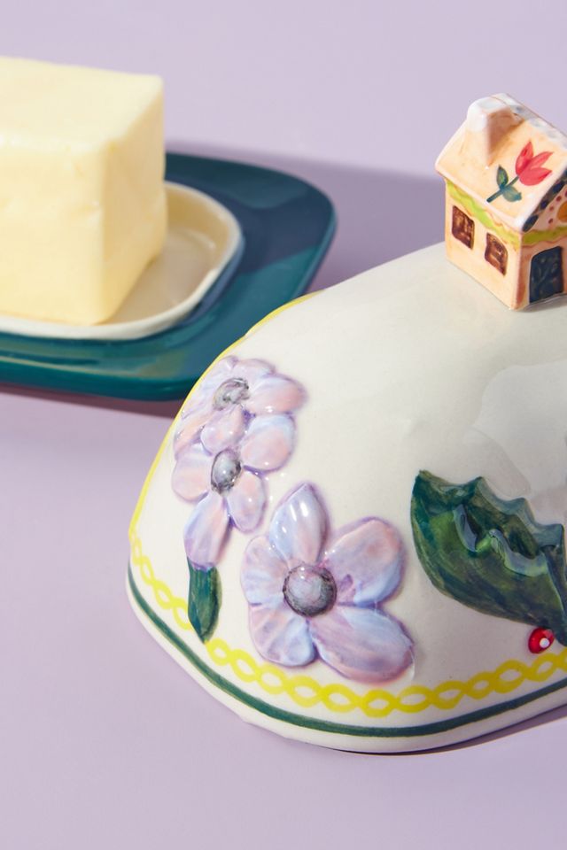 Nathalie Lete Cottage Butter Dish #1