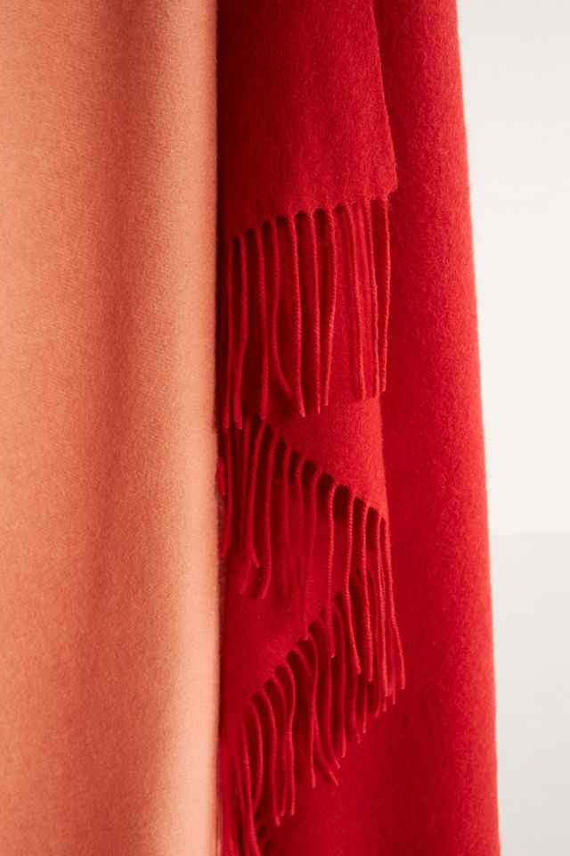Ombre Dyed Cashmere Throw Blanket #2