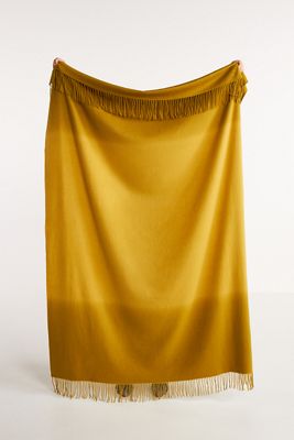Ombre Dyed Cashmere Throw Blanket