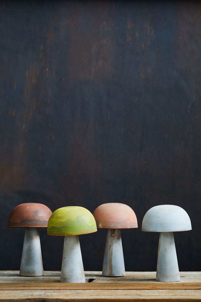 Colorful Iron Mushroom, Large #1