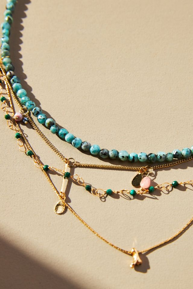 Layered Charm Necklace #1