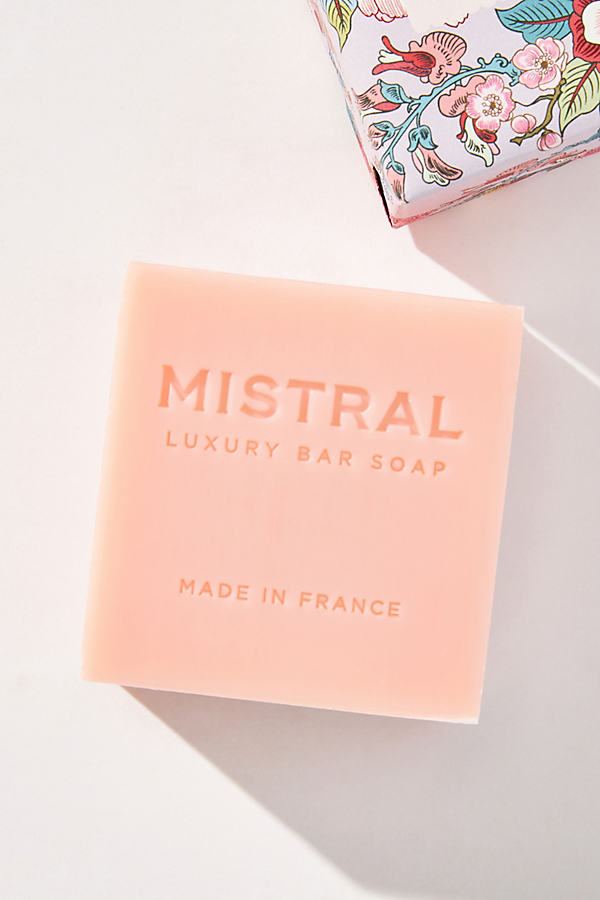 Mistral Floral Bar Soap In Pink