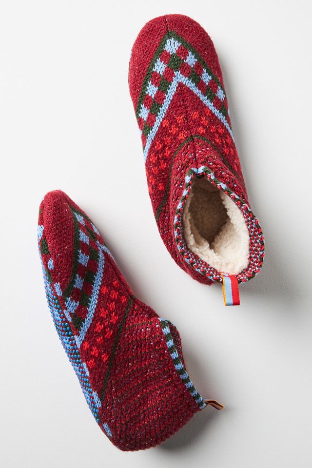 Bombas Fair Isle Grip Sock Slippers | Anthropologie