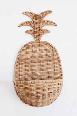 Roan Iris Pineapple Wall Basket