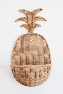 Roan Iris Pineapple Wall Basket