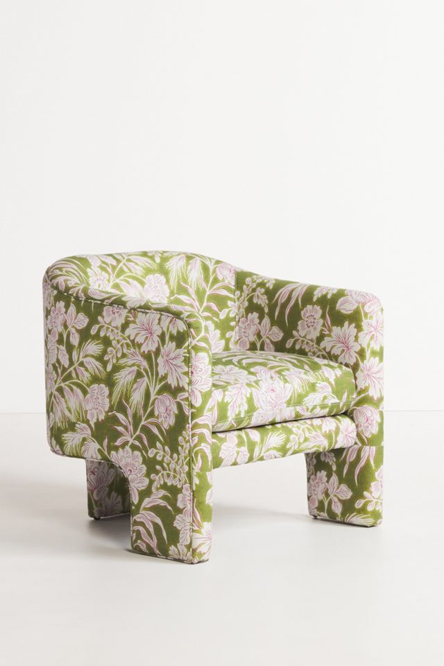 Simone Floral Effie Tripod Chair