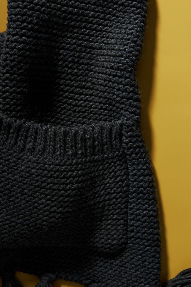 Fringed Pocket Scarf #3
