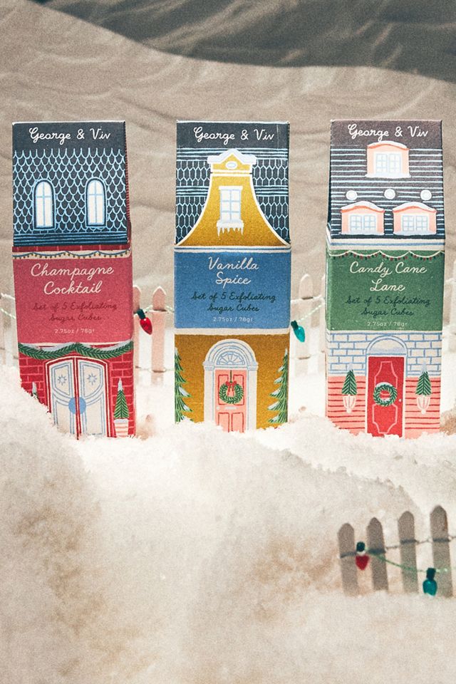 George & Viv Holiday Exfoliating Sugar Cube Gift Set #2