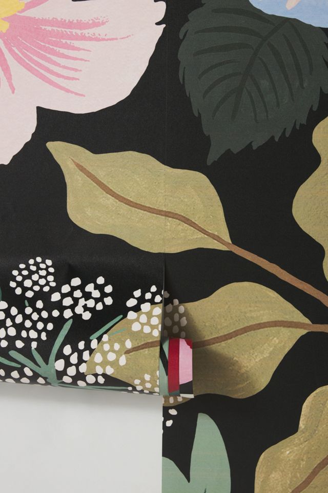 Rifle Paper Co. Strawberry Fields Peel-and-Stick Floral Wallpaper Mural #1