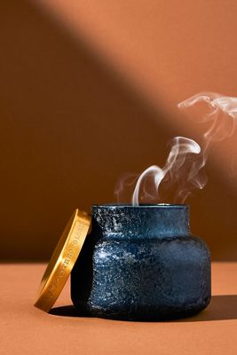 Capri Blue Volcano Shatter Frost Glass Jar Candle