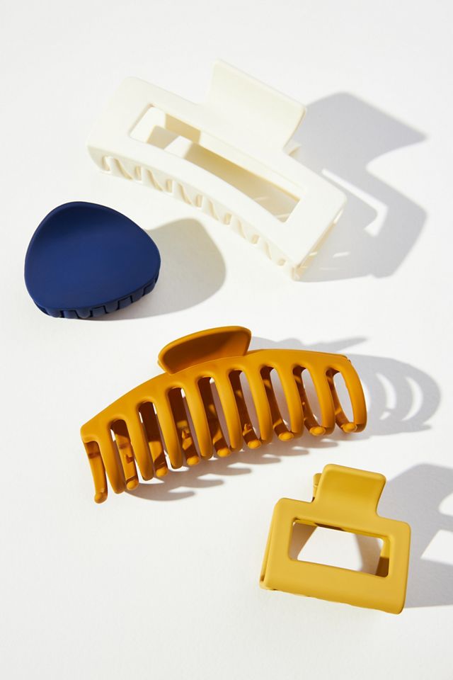 Matte Claw Hair Clip Set #1