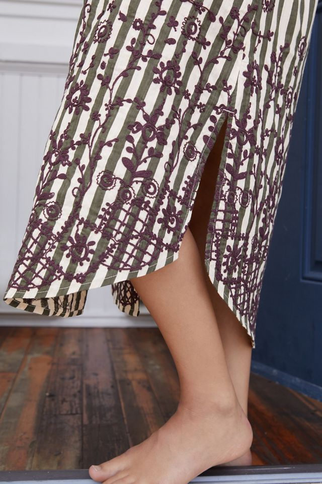 Embroidered Midi Dress #3