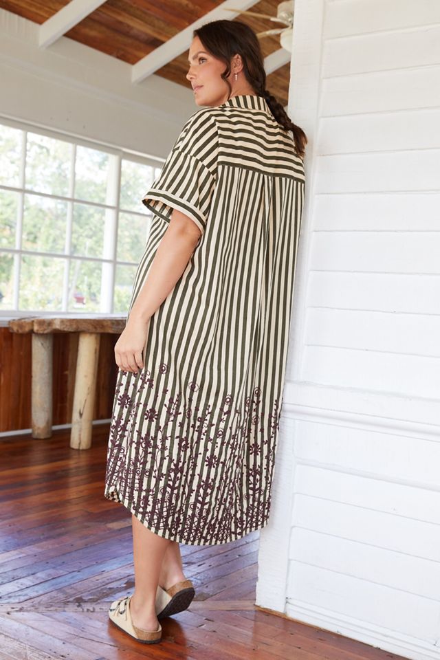 Embroidered Midi Dress #5