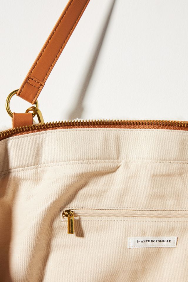 Faux Shearling Tote Bag #2
