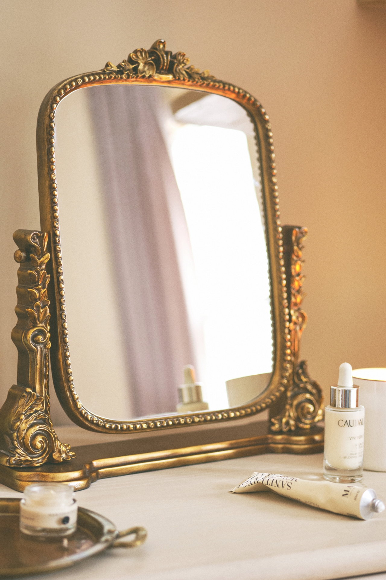 Gleaming Primrose Vanity Mirror