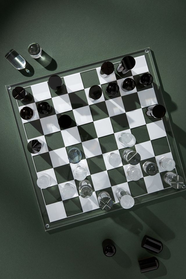Lucite Chess & Checkers  Rainbow – SUNNYLiFE EU