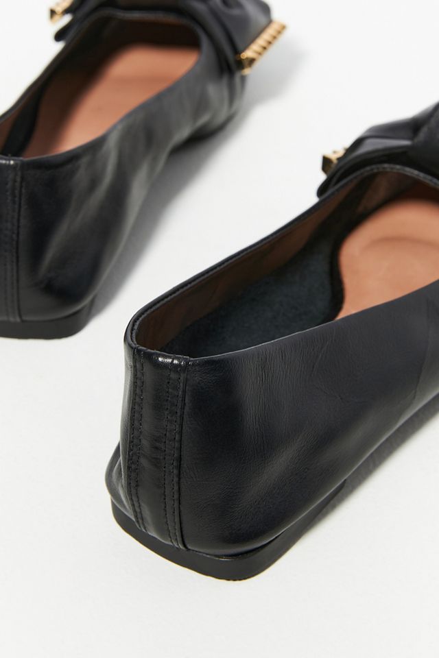 Vicenza Bow Square-Toe Flats #3