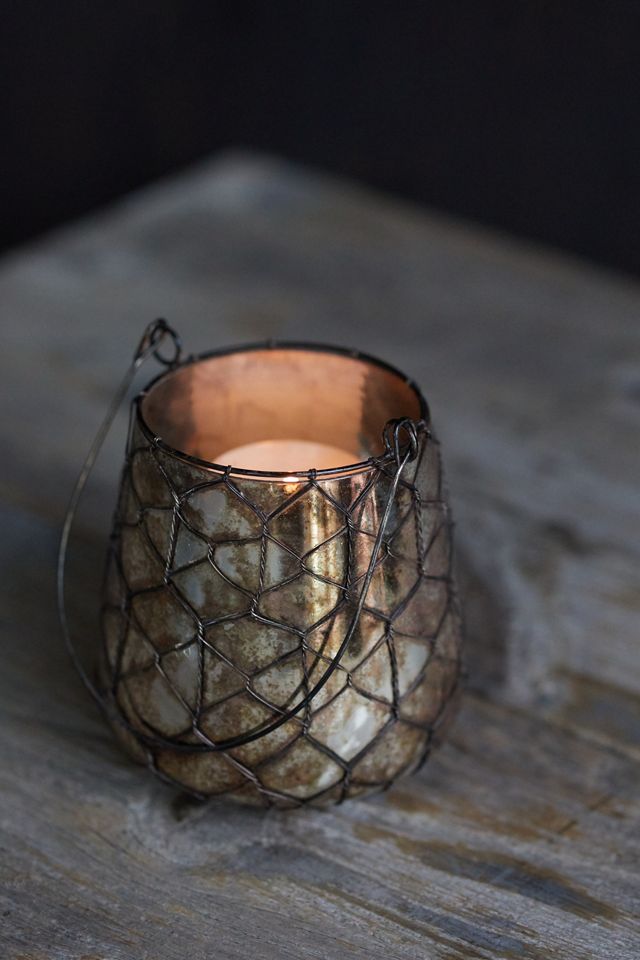 Hanging Wire Wrapped Votives, Set of 3 #1