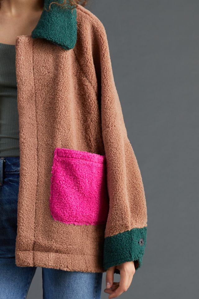 Colorblocked Kimono Jacket #2