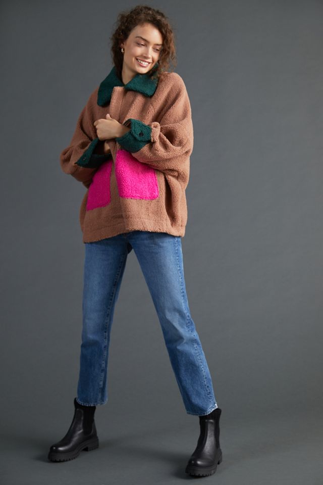 Colorblocked Kimono Jacket #4