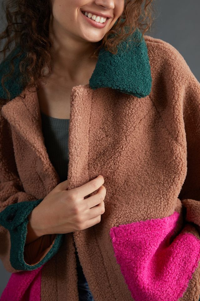 Colorblocked Kimono Jacket #5