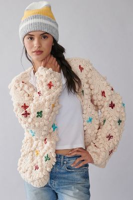 embroidered cardigan anthropologie