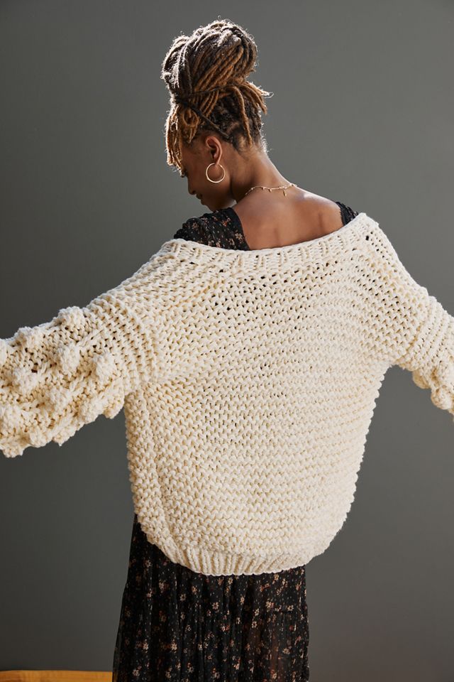 Bauble-Sleeved Cardigan #3