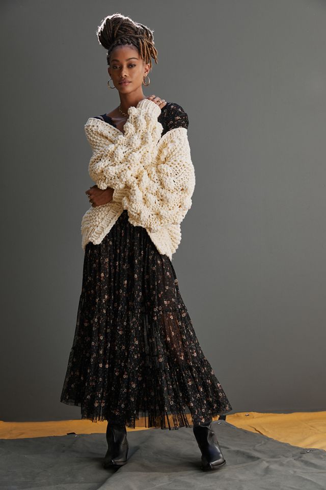Bauble-Sleeved Cardigan #4
